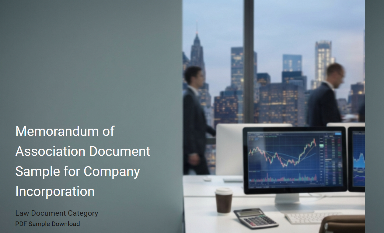 Memorandum of Association Template for Company Incorporation: Comprehensive Sample Document