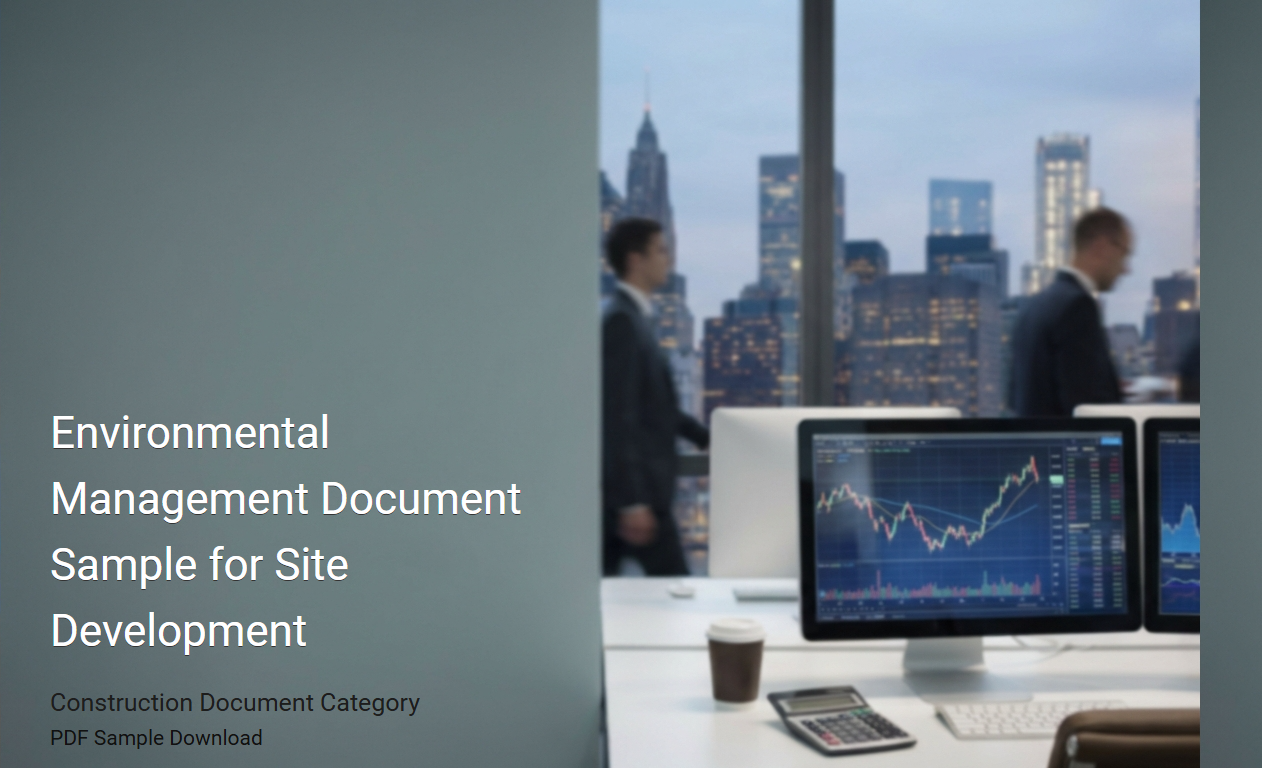 Environmental Management Documentation Template for Site Development Projects