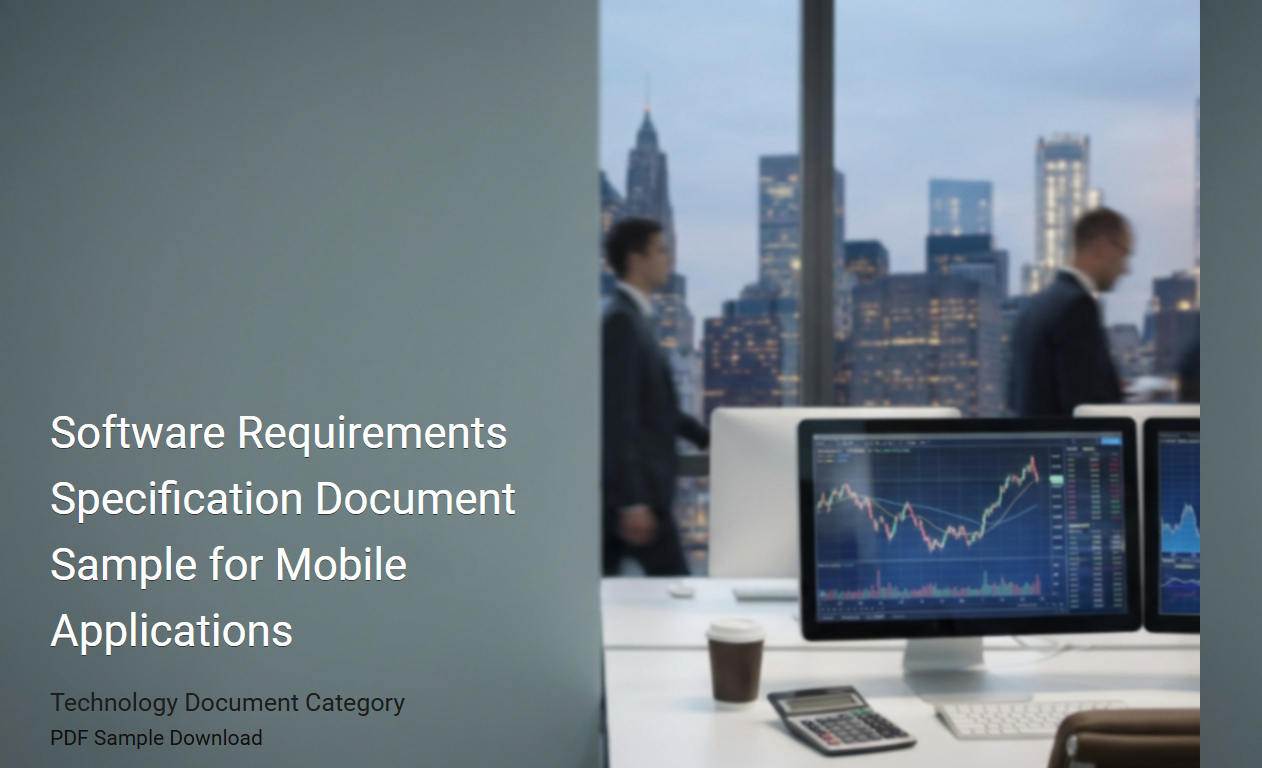 Comprehensive Software Requirements Specification Document Template for Mobile Applications