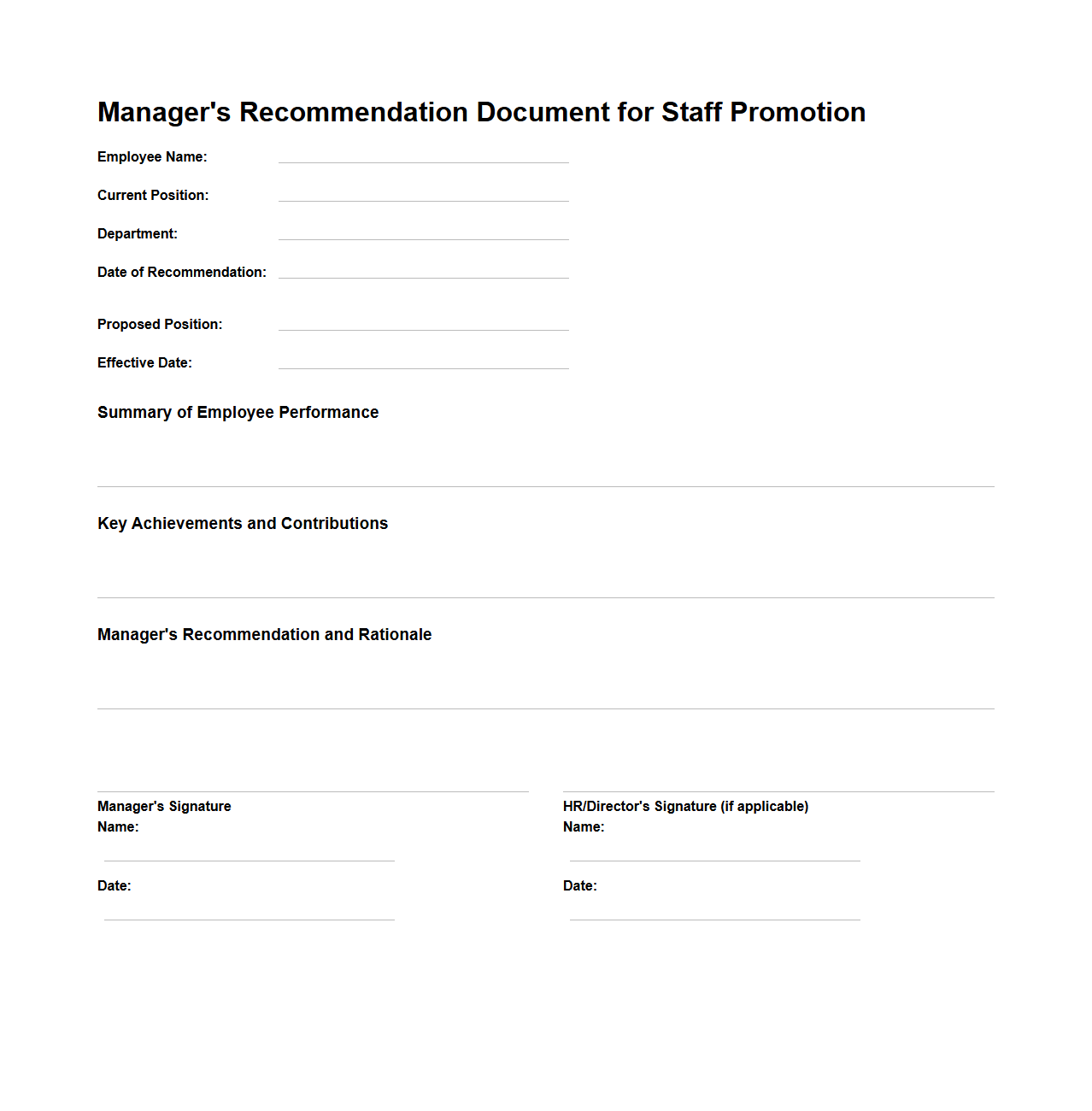 Casual Leave Request Form Format