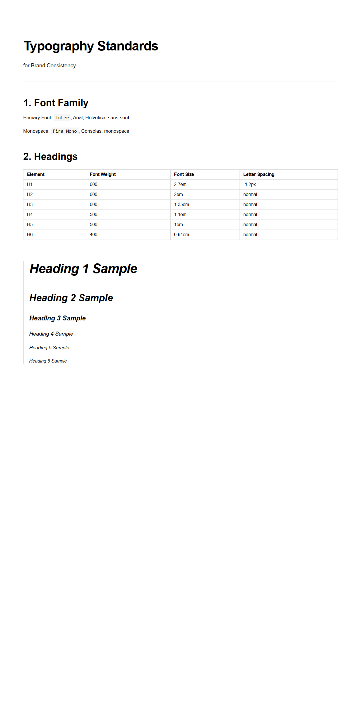 Typography Standards for Brand Consistency