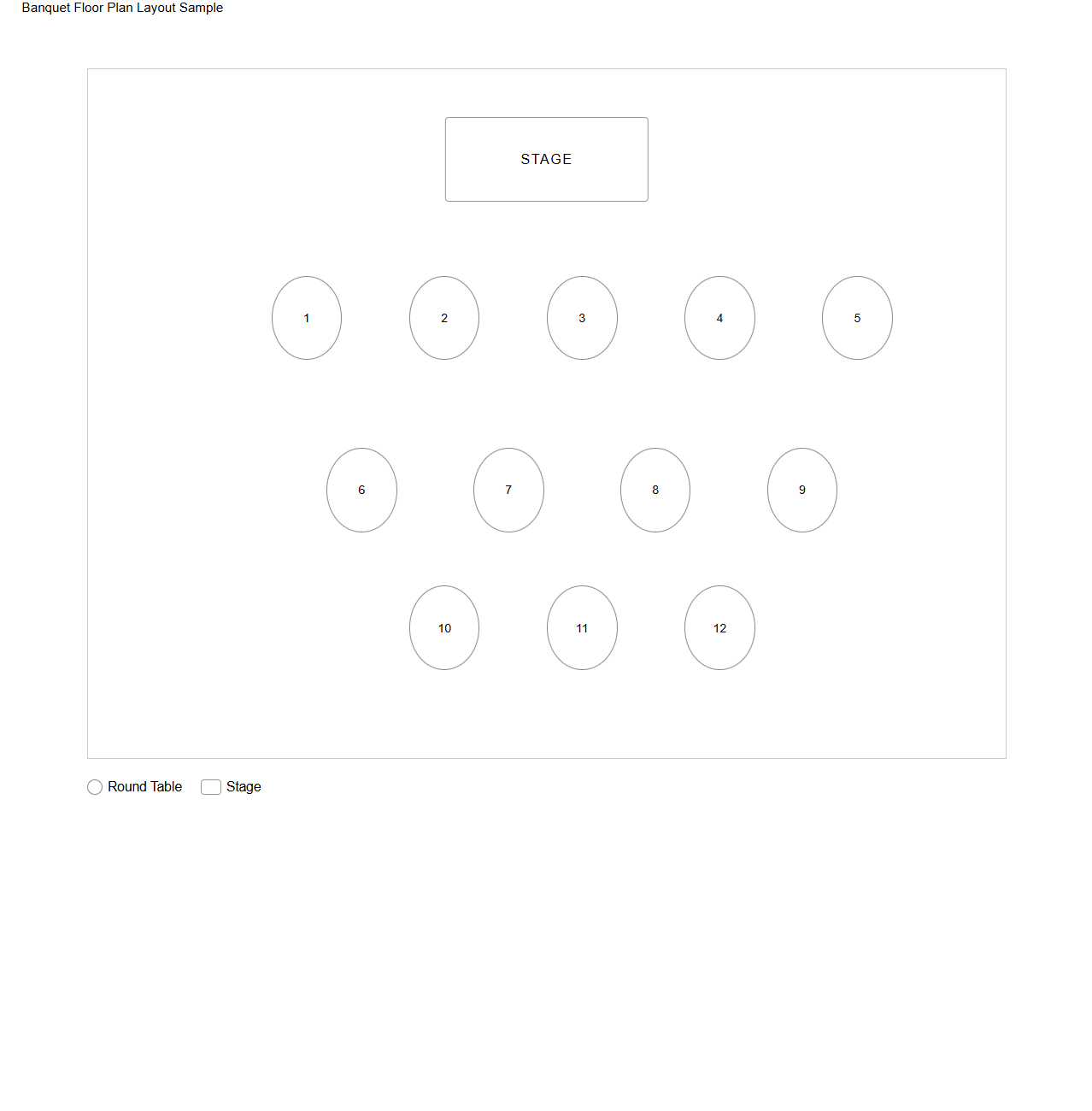 Banquet Floor Plan Layout Design
