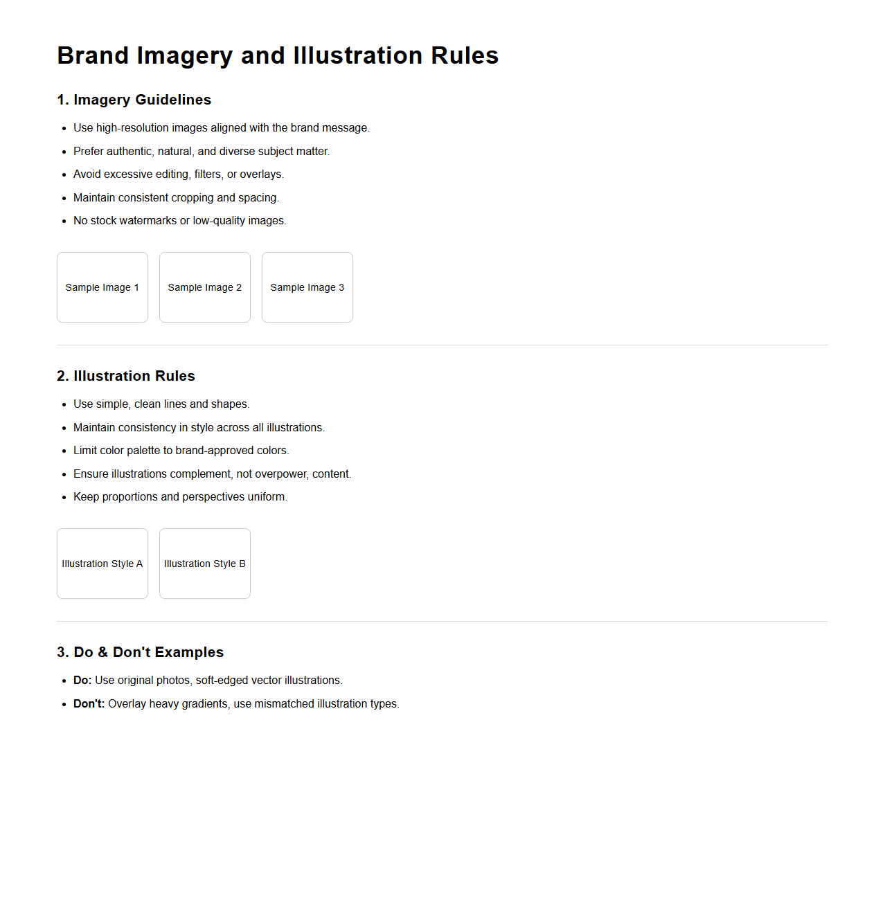 Brand Imagery and Illustration Rules